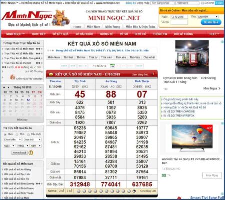 Trang chủ chính thức của xổ số minh ngọc